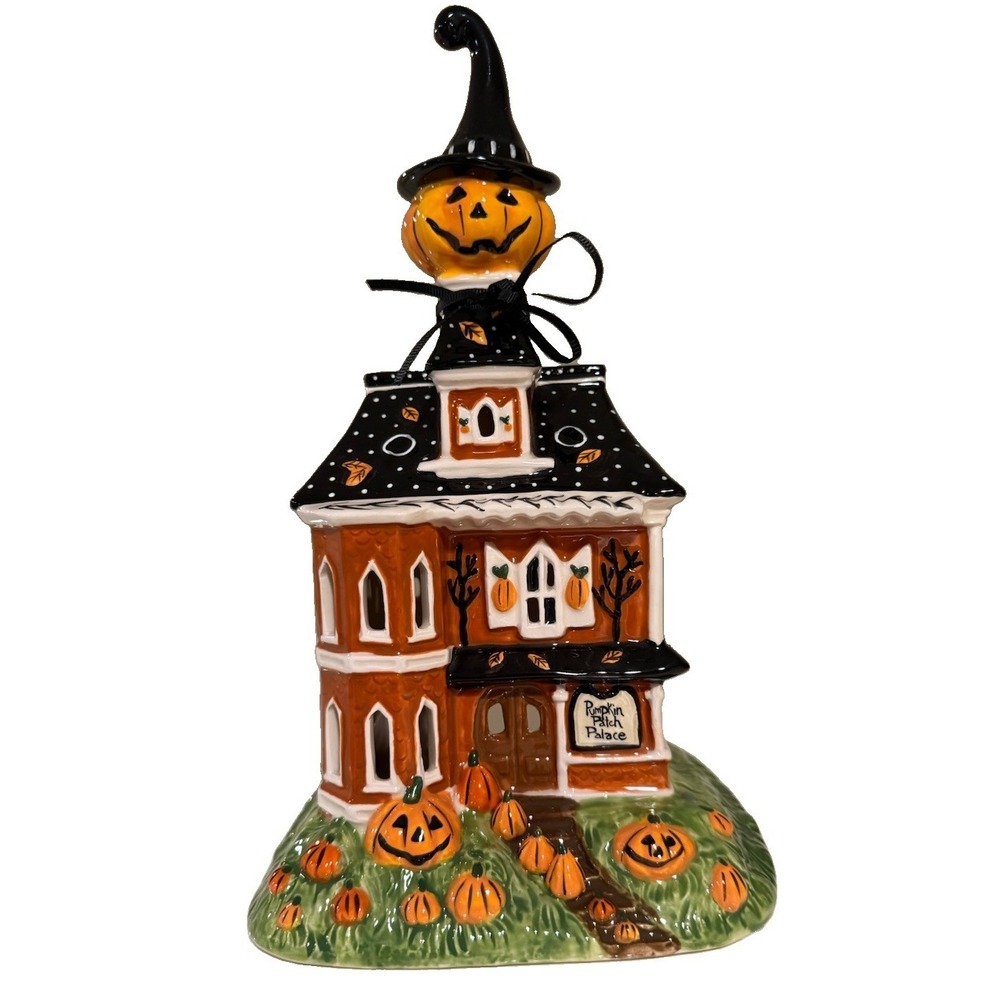 Blue Sky Clayworks Pumpkin Patch Palace Candle House